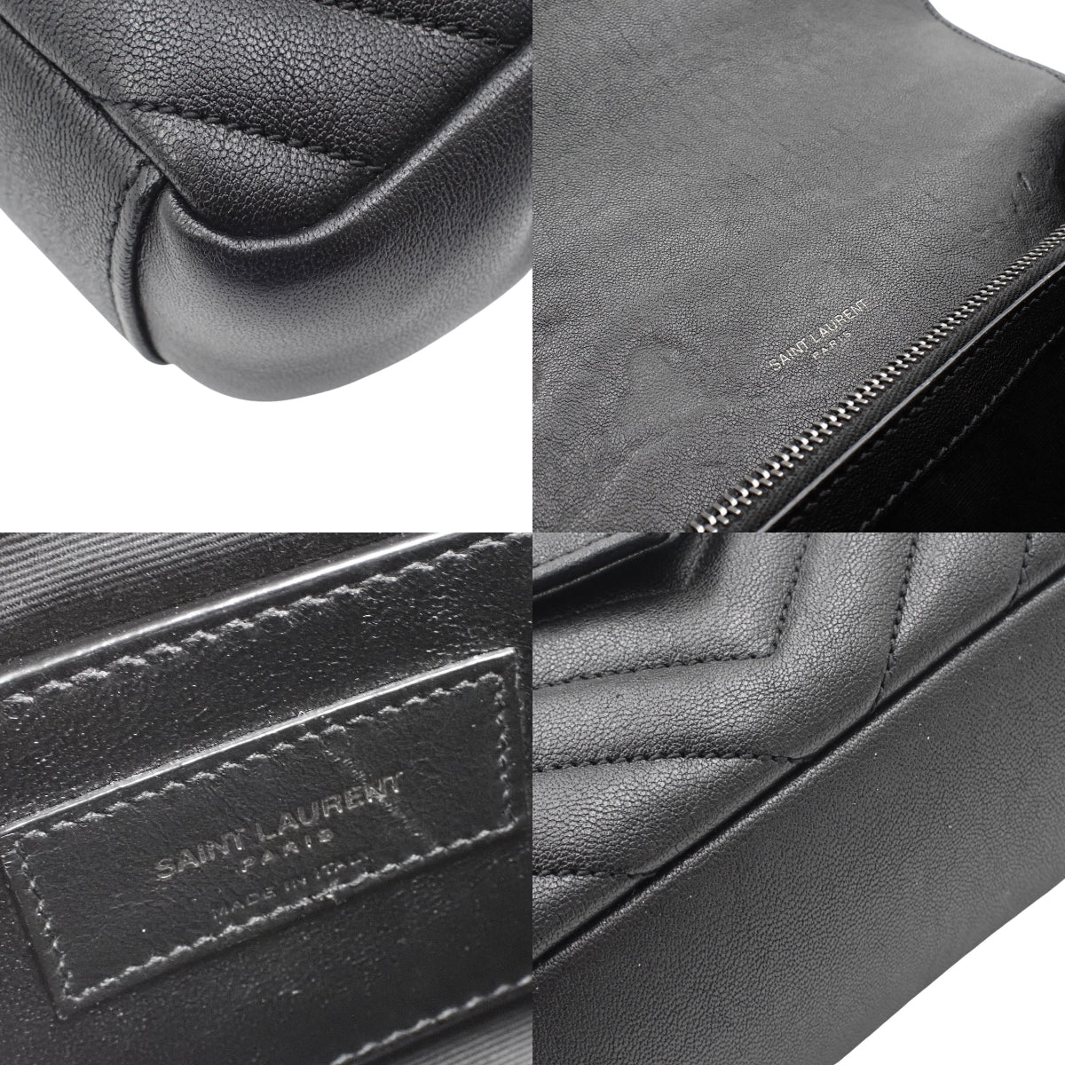 カレッジ ミディアム ラムスキン ブラック 600279BRM071000