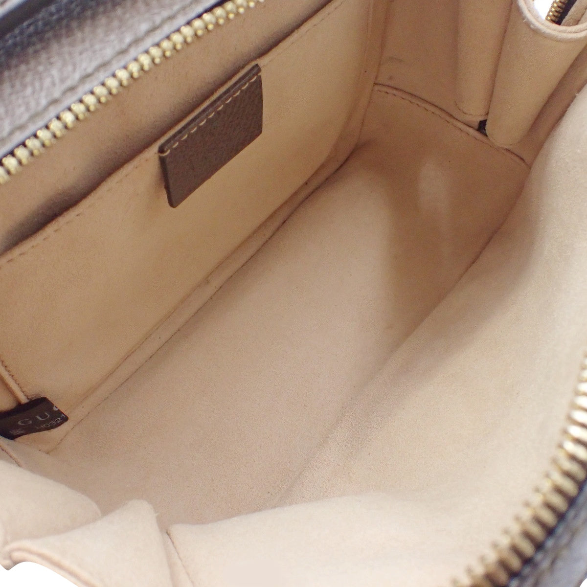 オフィディア ミニチェーンショルダーバッグ GGスプリームキャンバス エボニー/ベージュ 602576