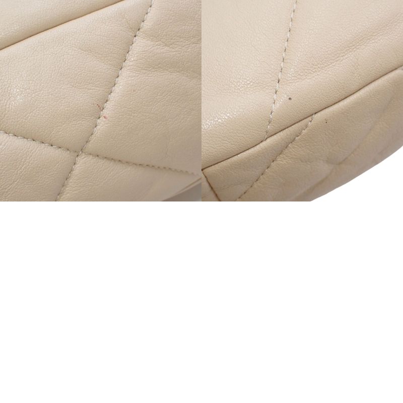 マトラッセ シャネル19 チェーンショルダーバッグ ラムスキン ベージュ AS1160