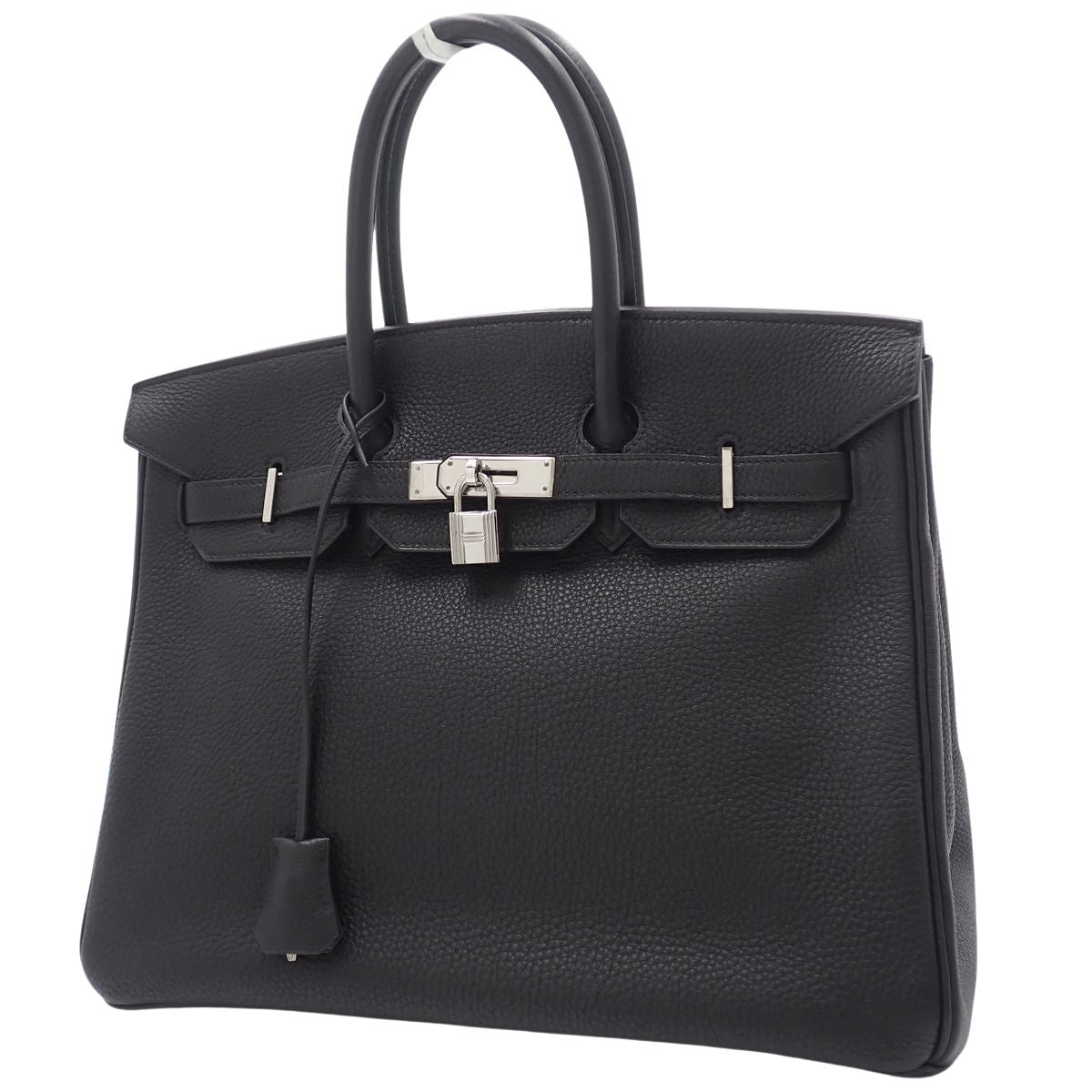 バーキン35 トゴ パラジウム金具 ブラック シルバー金具 □F刻印