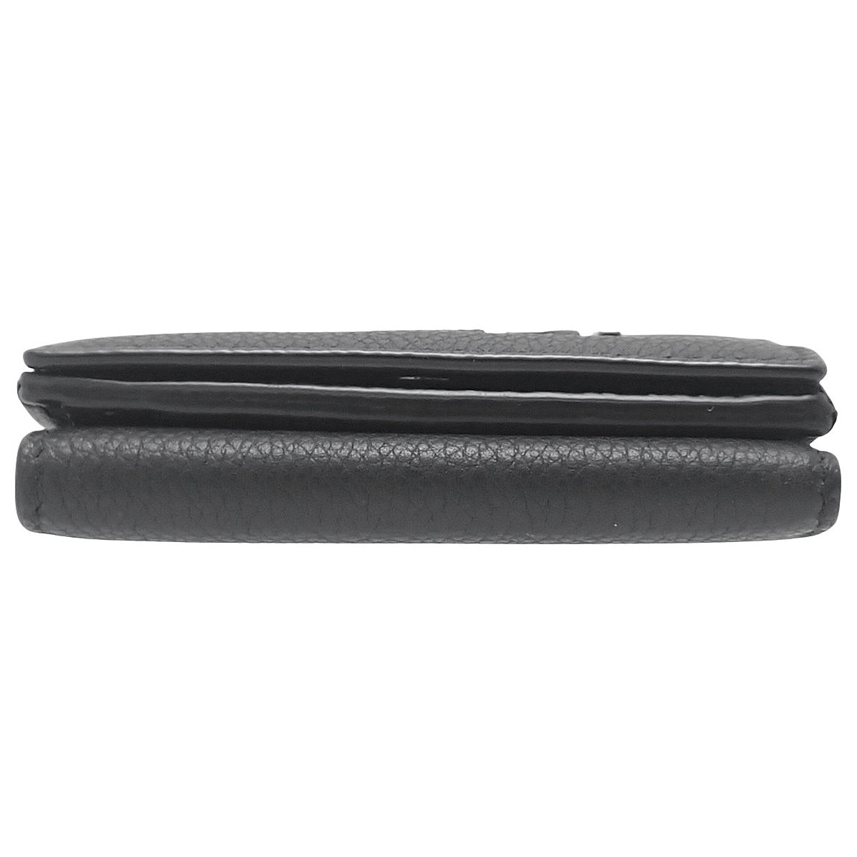 ロゴ 三つ折り財布 レザー ブラック 7Ｍ0280