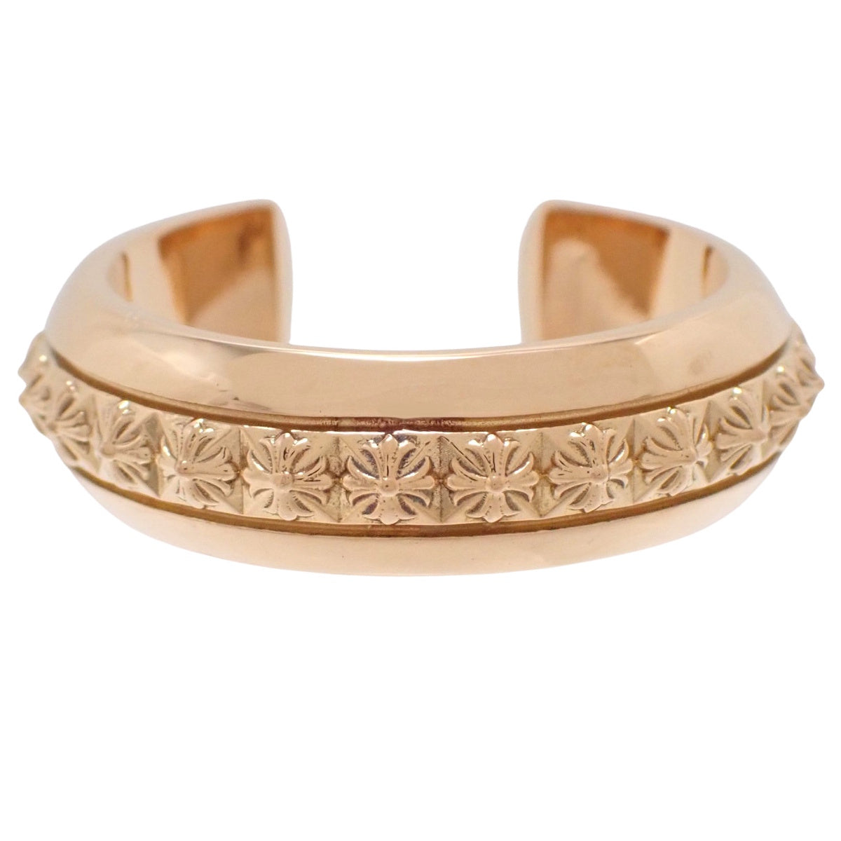 CH Plus 玫瑰金金字塔开口戒指