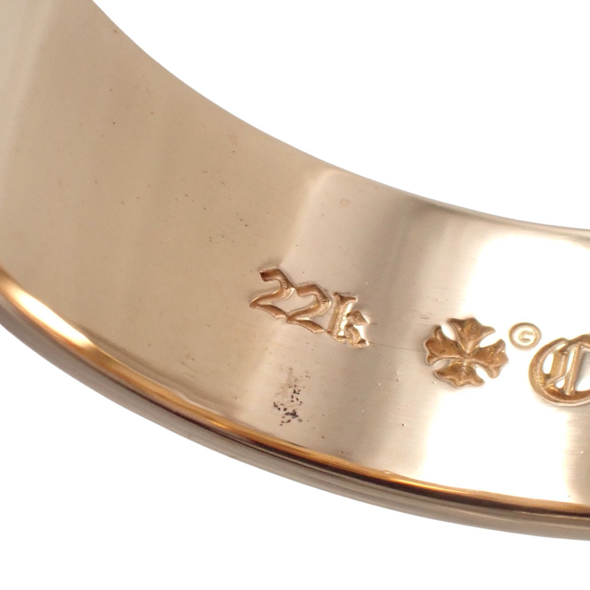 CHプラスピラミッド オープンバンド リング ピンクゴールド PG