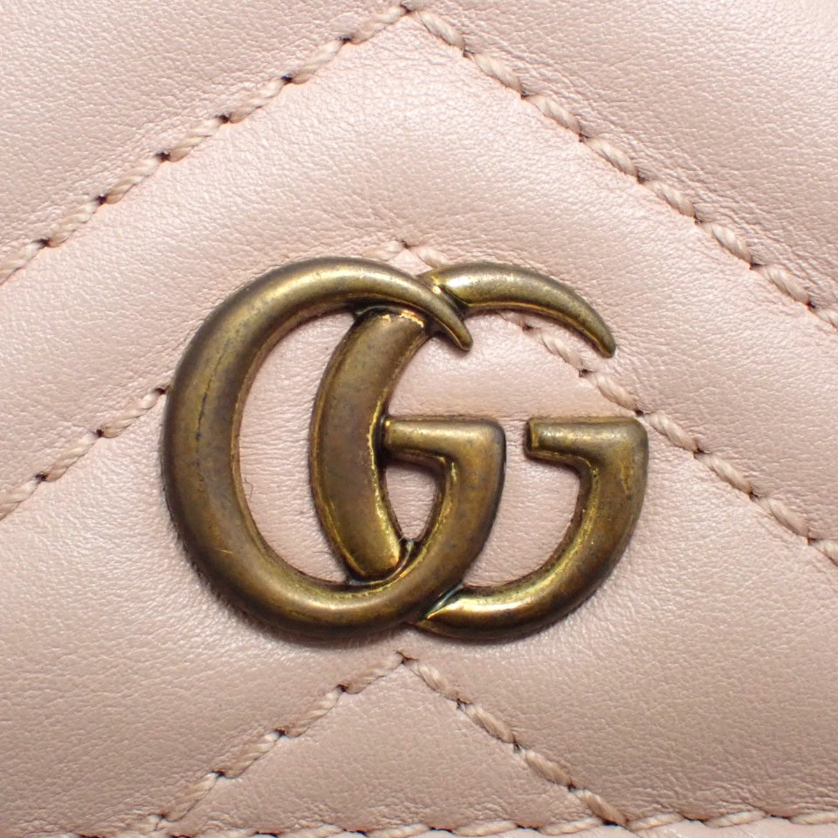 GG Marmont Leather Pink Beige 466492