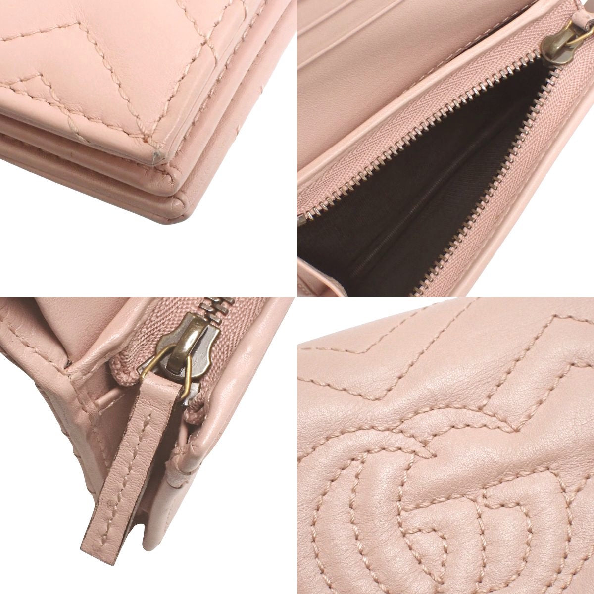 GG Marmont Leather Pink Beige 466492