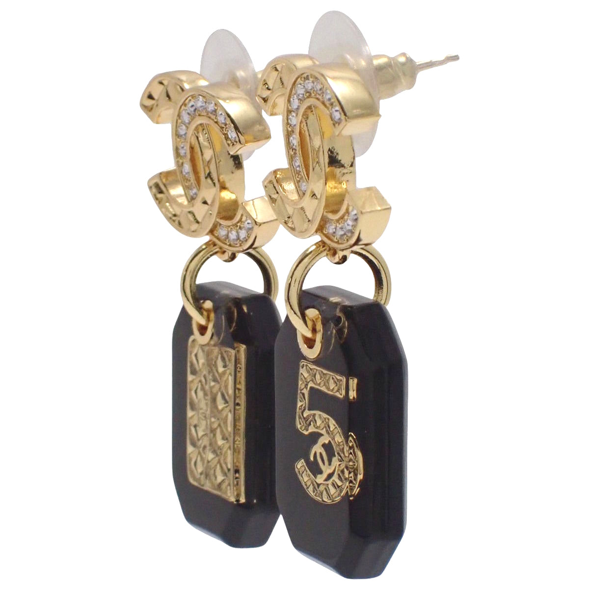 ココマーク マトラッセバッグ No.5 ピアス メタル(GP)