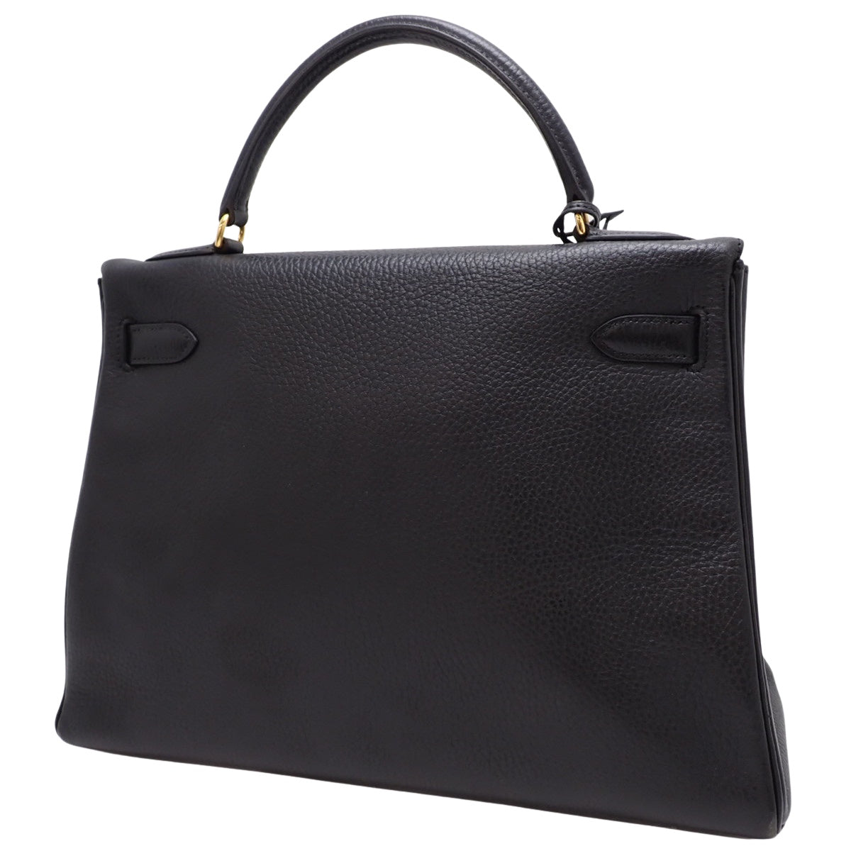 ケリー32 (内外縫い） アルデンヌ ブラック ゴールド金具 B刻印