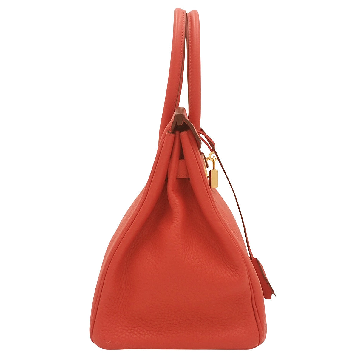 バーキン30 トリヨンクレマンス ルージュトマト ゴールド金具 X刻印