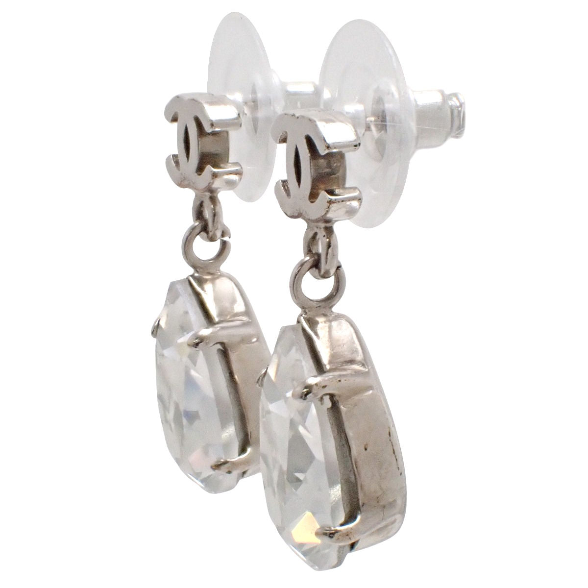 ココマーク ティアドロップ ピアス メタル