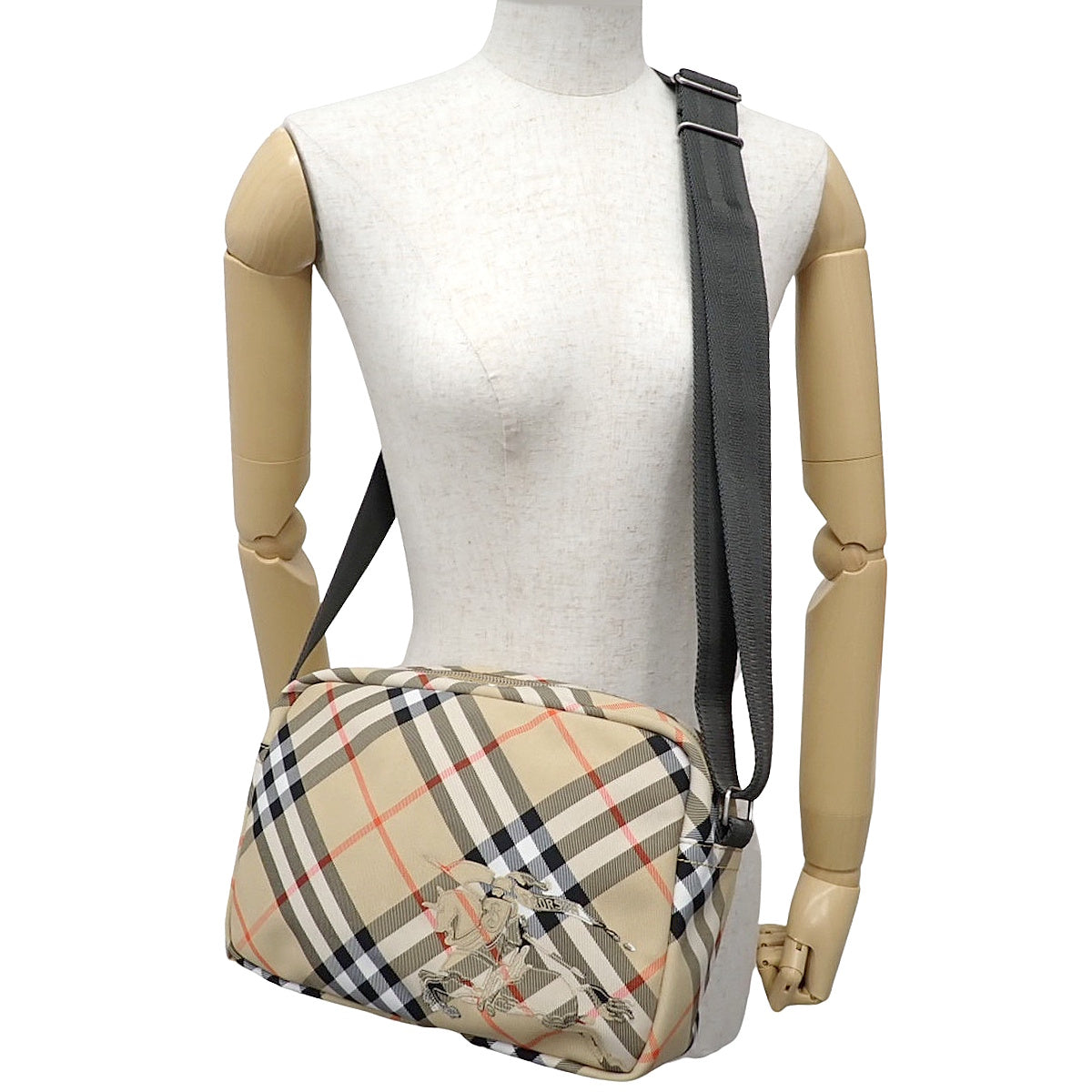 クロスボディバッグ ナイロン ベージュ 8091320