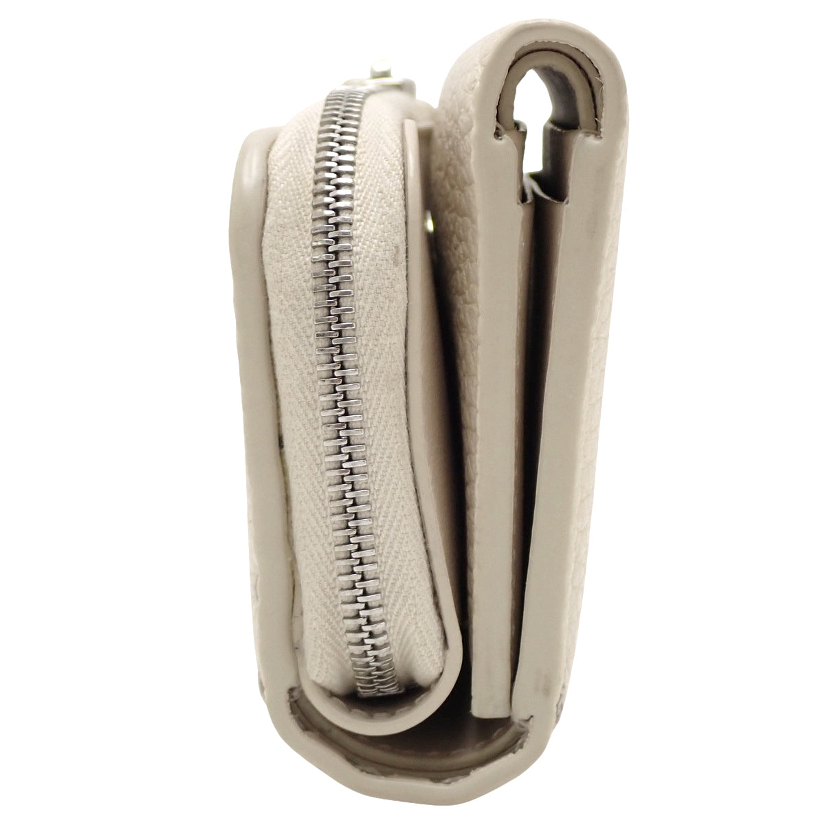 セレリア ピーカブー マイクロ 三つ折り財布 カーフ アイボリー ベージュ 8M0499