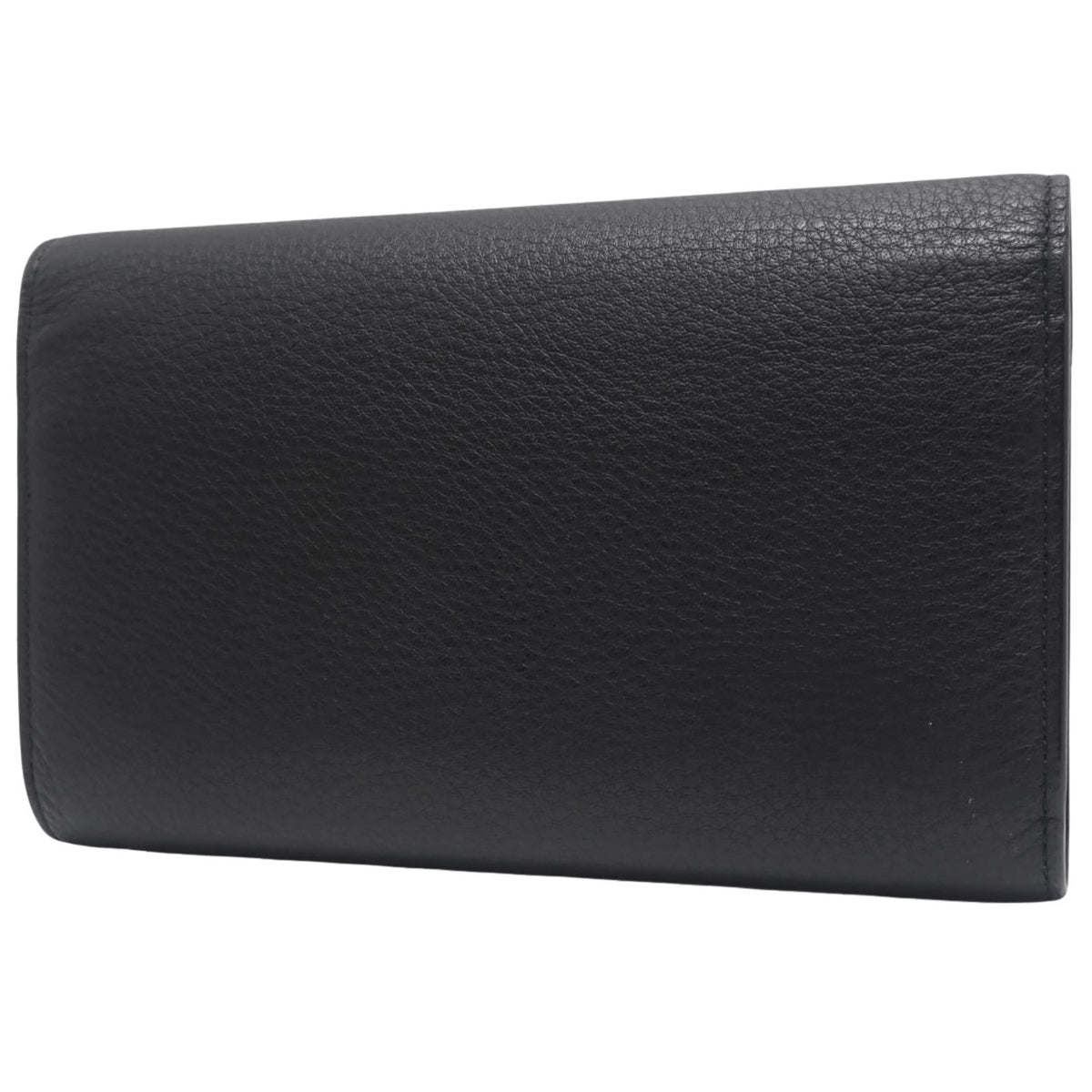 Paper Long Wallet Leather Black 371661