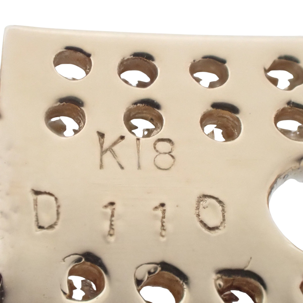 ダイヤモンド ベルトモチーフ ブレスレット D1.10 K18YG 41.6g
