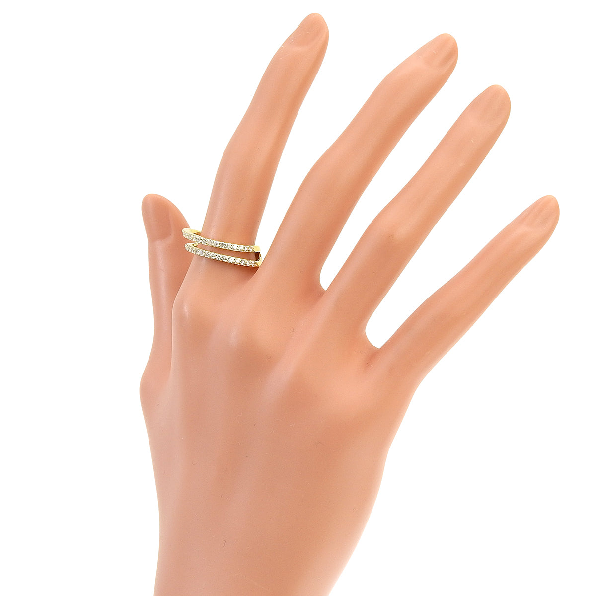 Diamond Ring D0.47 Yellow Gold K18YG 4.0g