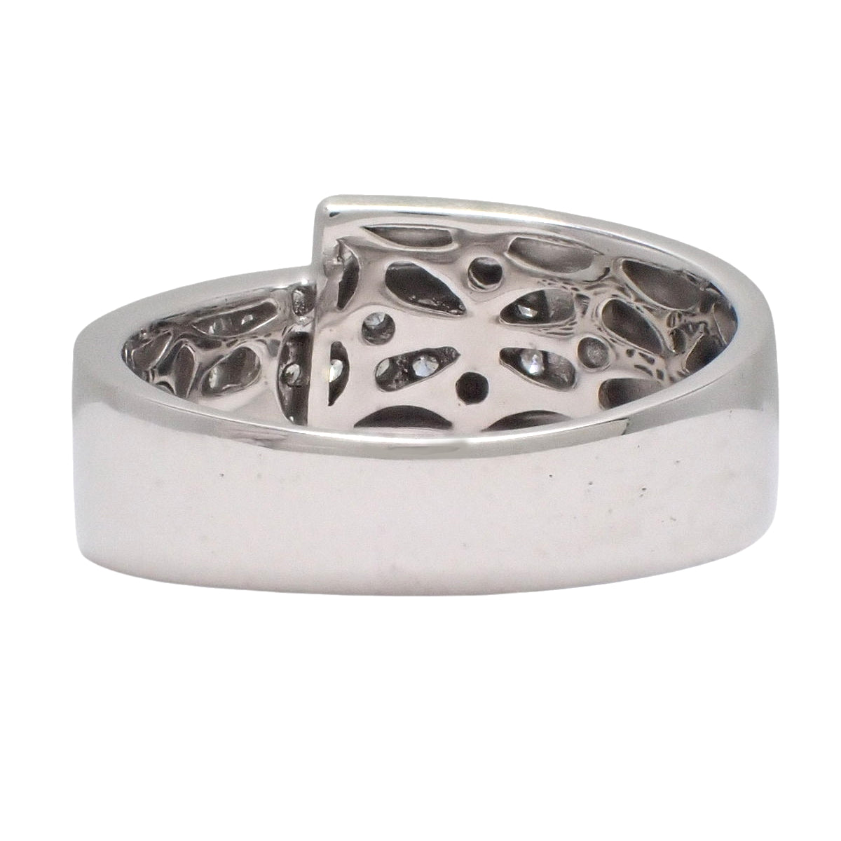 Mitsukoshi Diamond Ring D0.70 White Gold K18WG Size 13 (EU 53) 8.5g