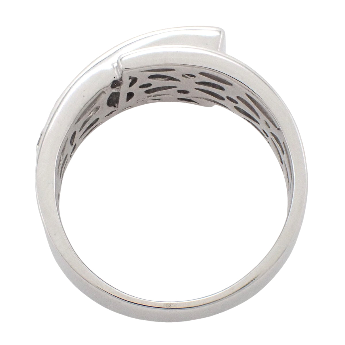 三越 ダイヤモンドリング D0.70 ホワイトゴールド K18WG 13(53)号 8.5g