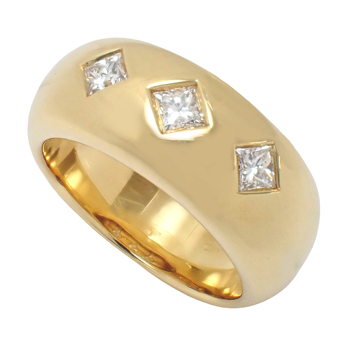 ダイヤモンド リング D0.48 イエローゴールド K18YG 16.9g