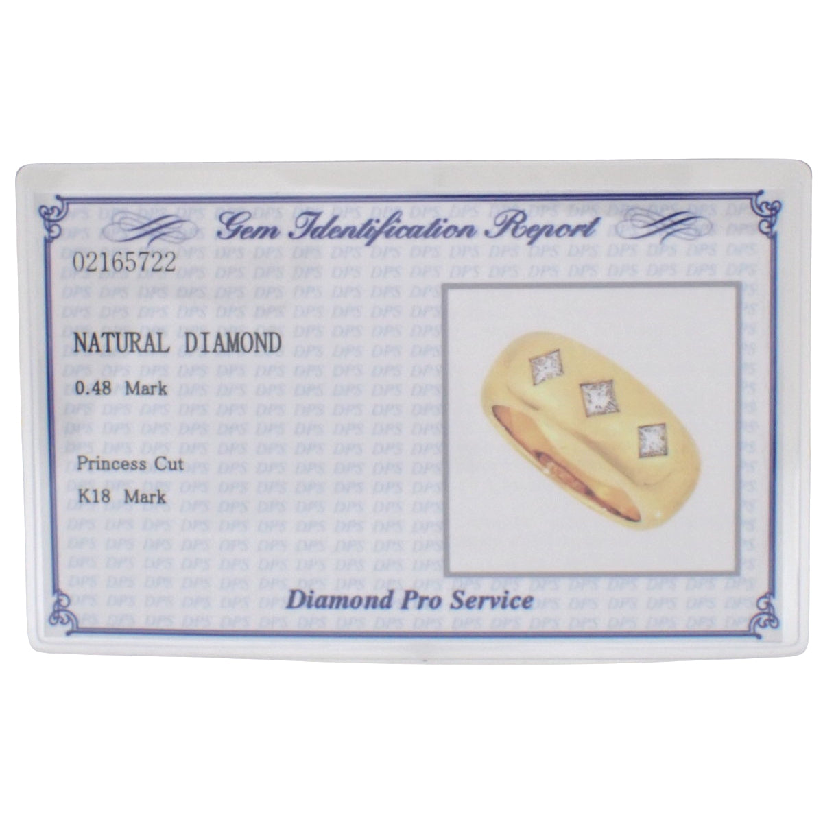 ダイヤモンド リング D0.48 イエローゴールド K18YG 16.9g