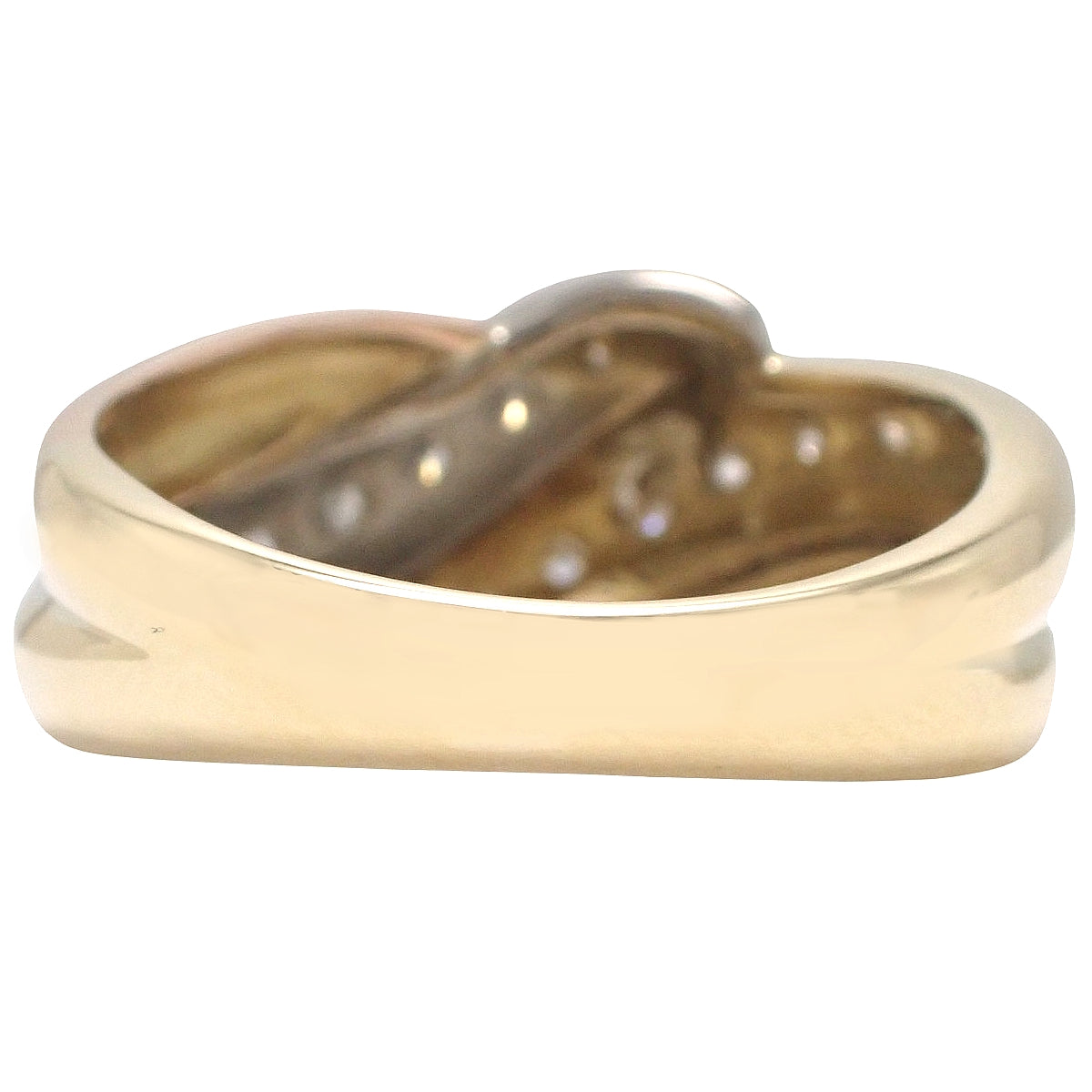 ダイヤモンドリング D0.33 K18YG WG PG 12(52)号 5.5g