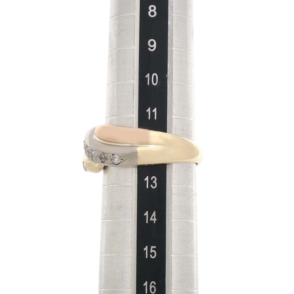 ダイヤモンドリング D0.33 K18YG WG PG 12(52)号 5.5g