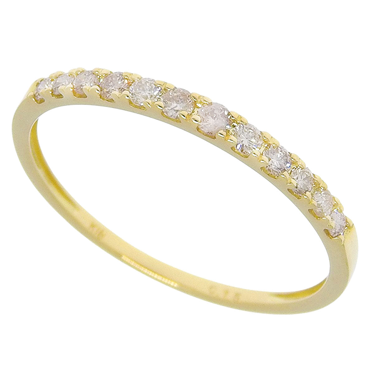 半永恒戒指 D0.15 黄金 K18YG 11号 (51) 0.8克