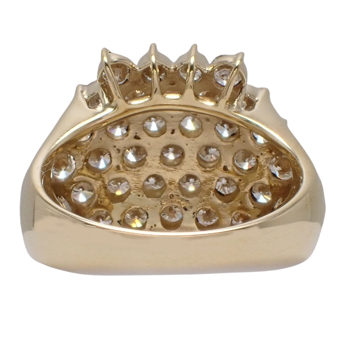 钻石戒指 D2.27 黄金 K18YG 12(52)号 9.6g