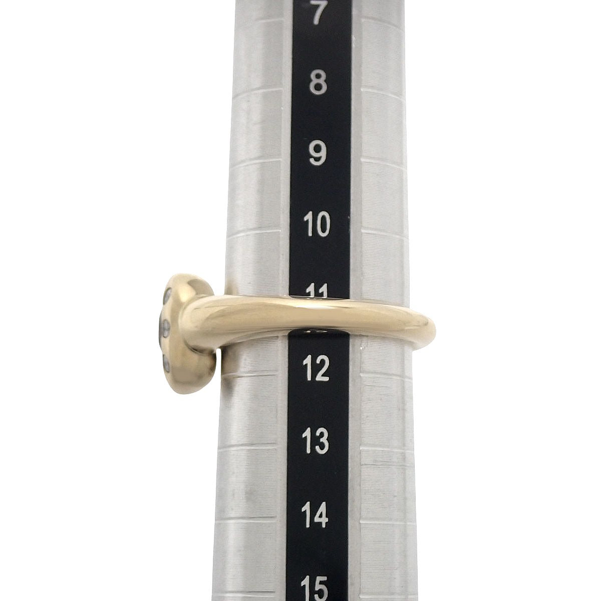 ルビーリング R0.49/D0.15 イエローゴールド K18YG 11(51)号 7.8g