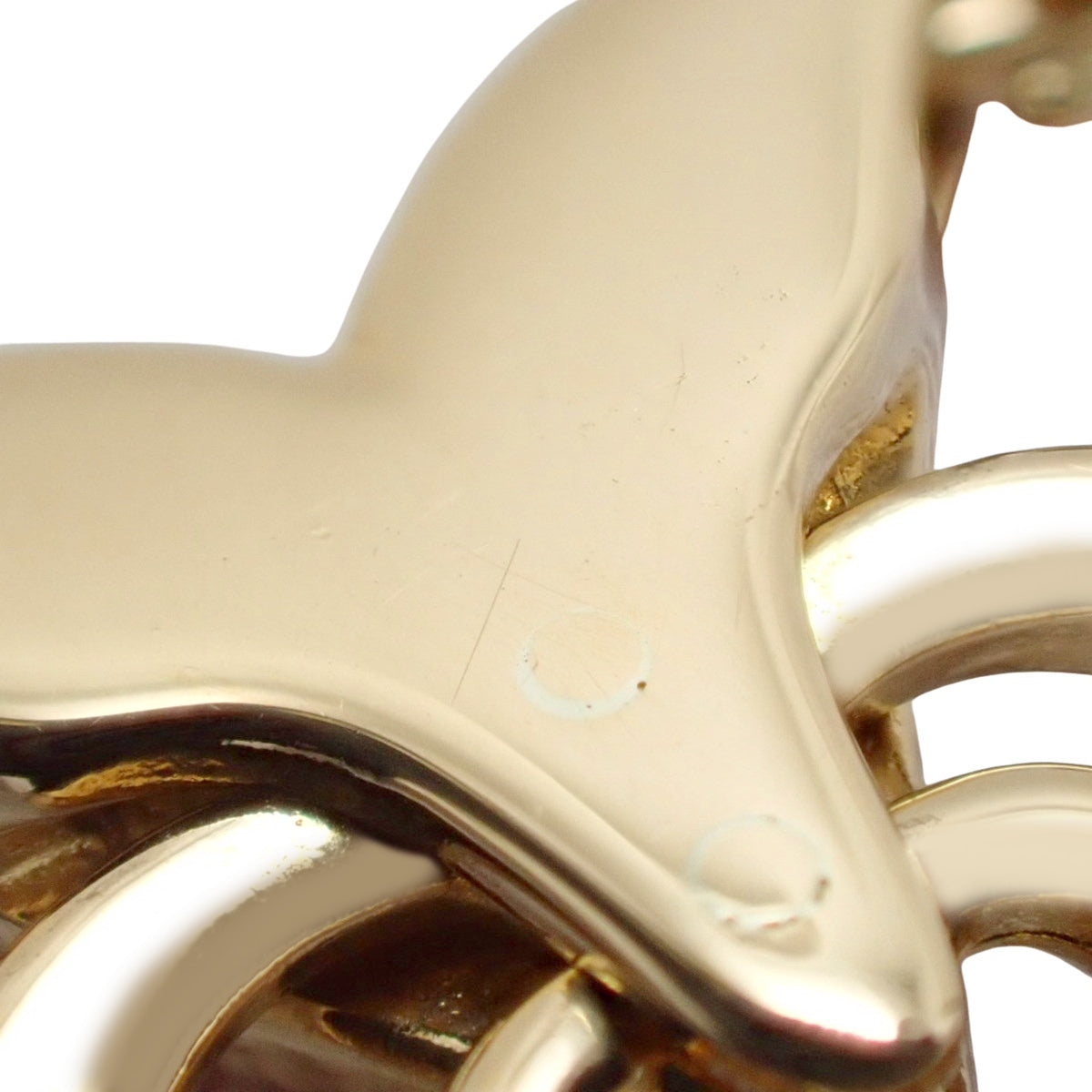 Heart Diamond Necklace D0.27 Yellow Gold K18YG 10.5g