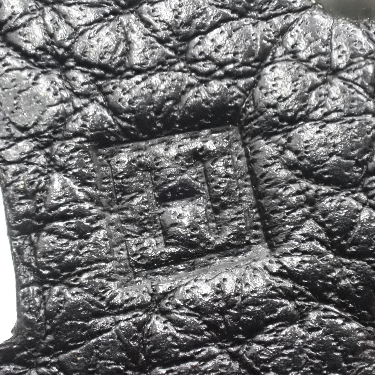 ケリー32 (内縫い) トゴ パラジウム金具 ブラック シルバー金具 □H刻印