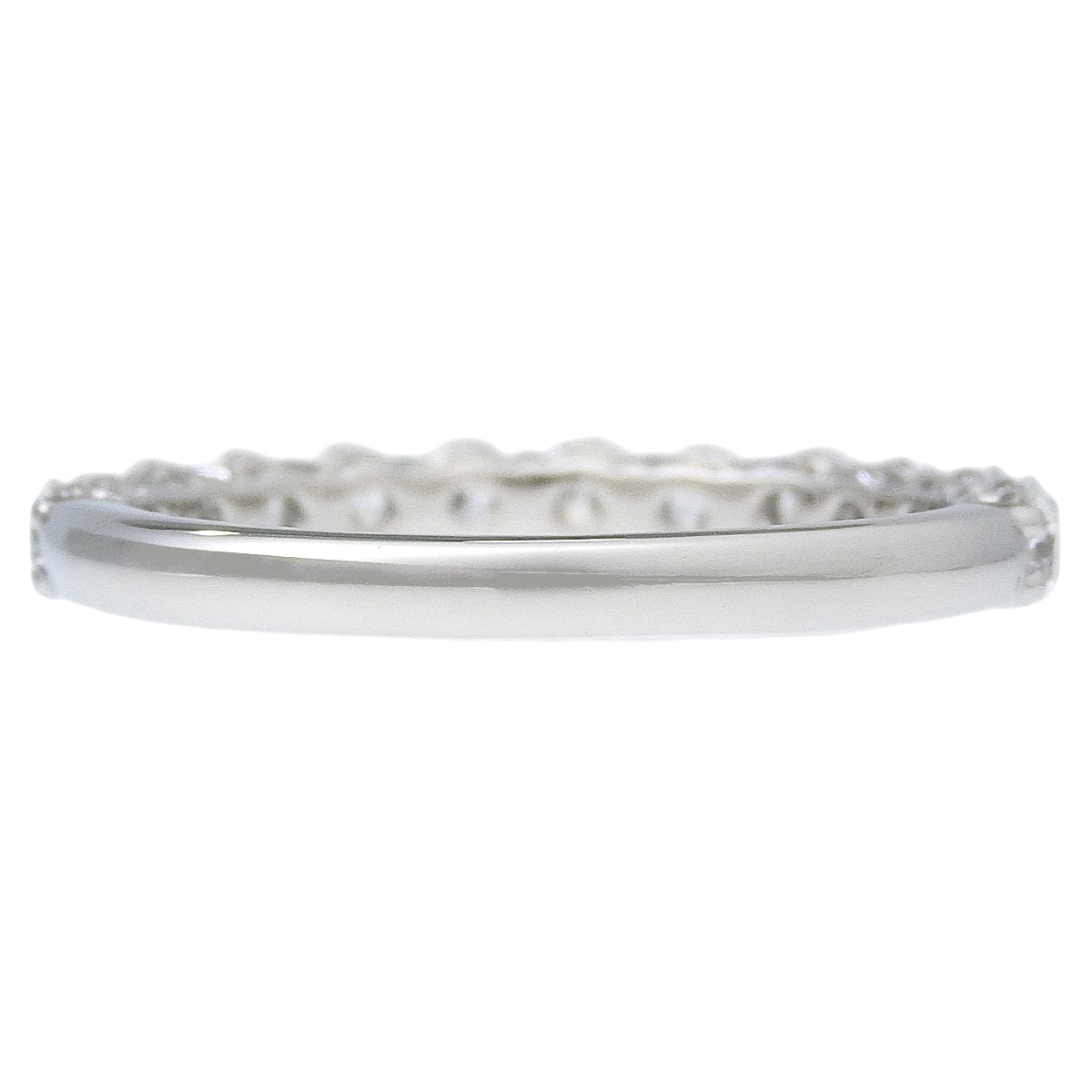 Half Eternity Diamond Ring D1.097 Platinum Pt900 3.4g