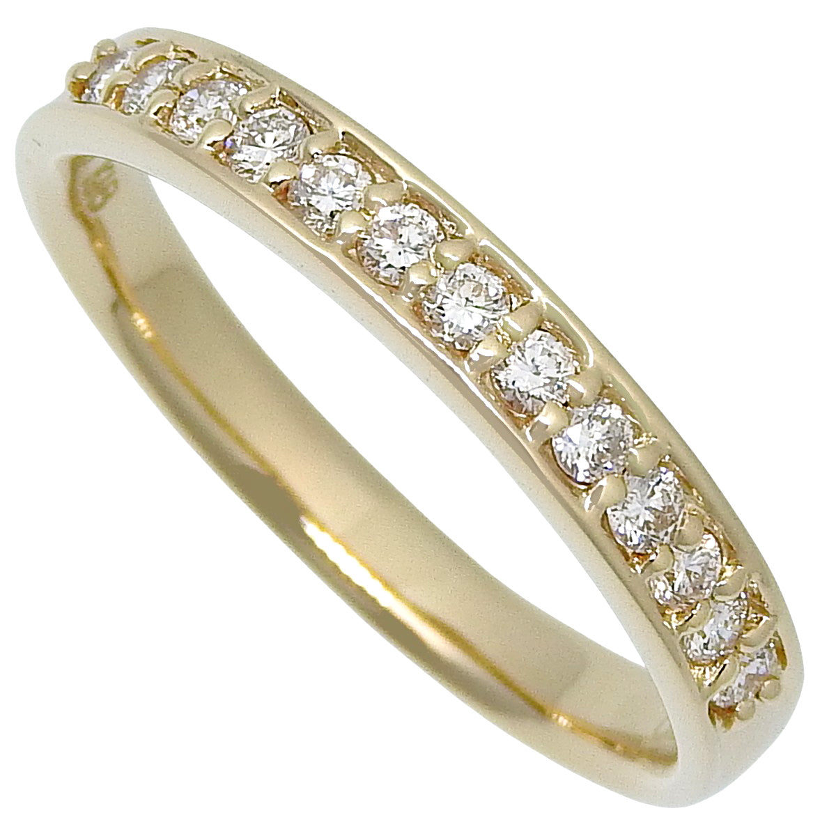 ダイヤモンドリング D0.29 イエローゴールド K18YG 3.2g