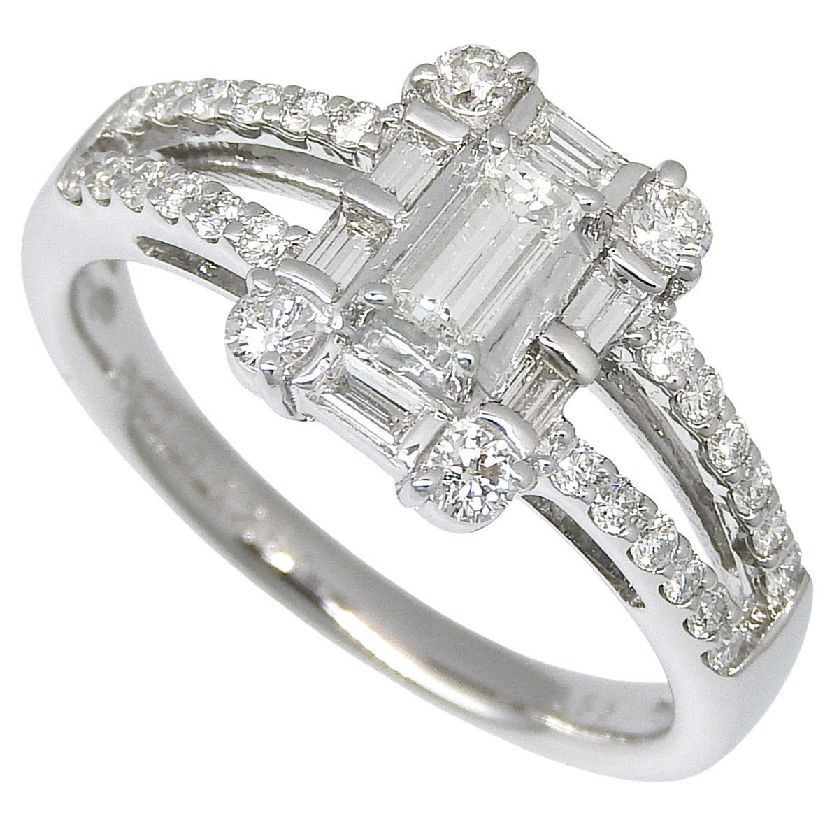 ダイヤモンド リング D0.55,0.264 プラチナ Pt900 13(53)号 6.0g