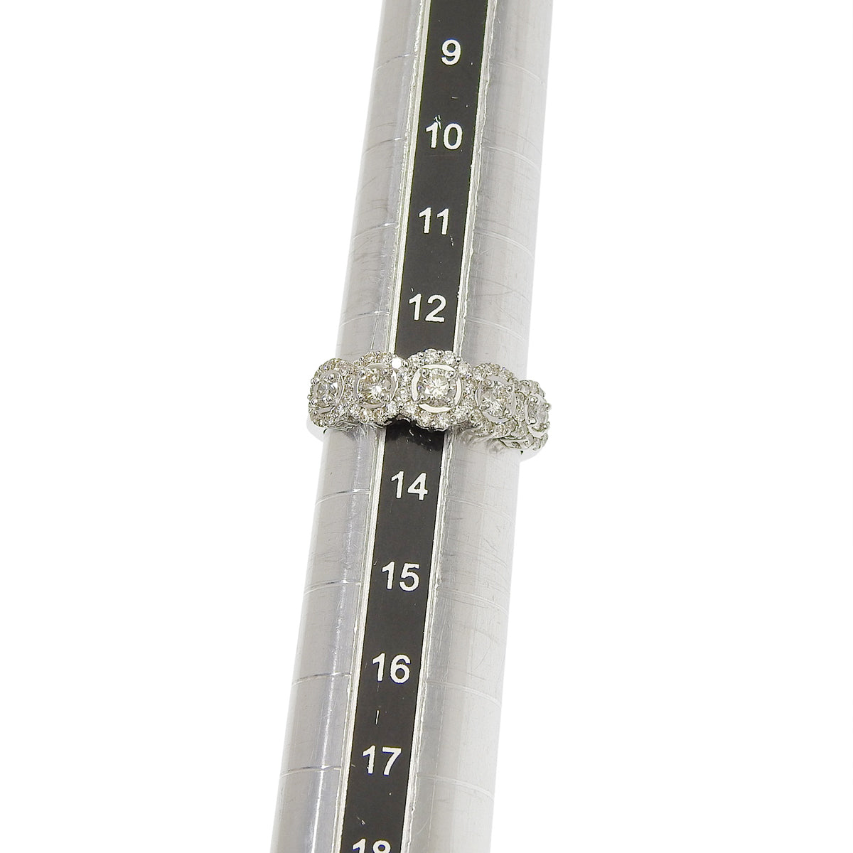 Diamond ring D1.00 white gold K18WG 3.6g