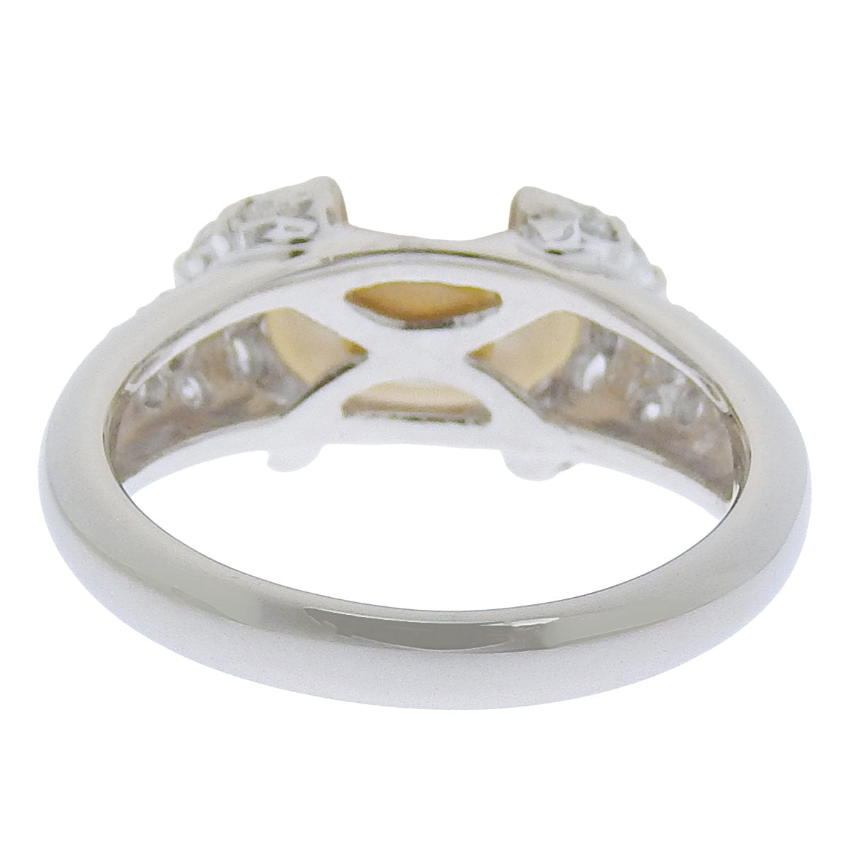 パール パヴェダイヤモンド リング D0.60 プラチナ Pt900 9.6g