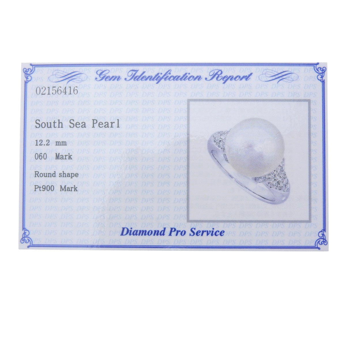 パール パヴェダイヤモンド リング D0.60 プラチナ Pt900 9.6g