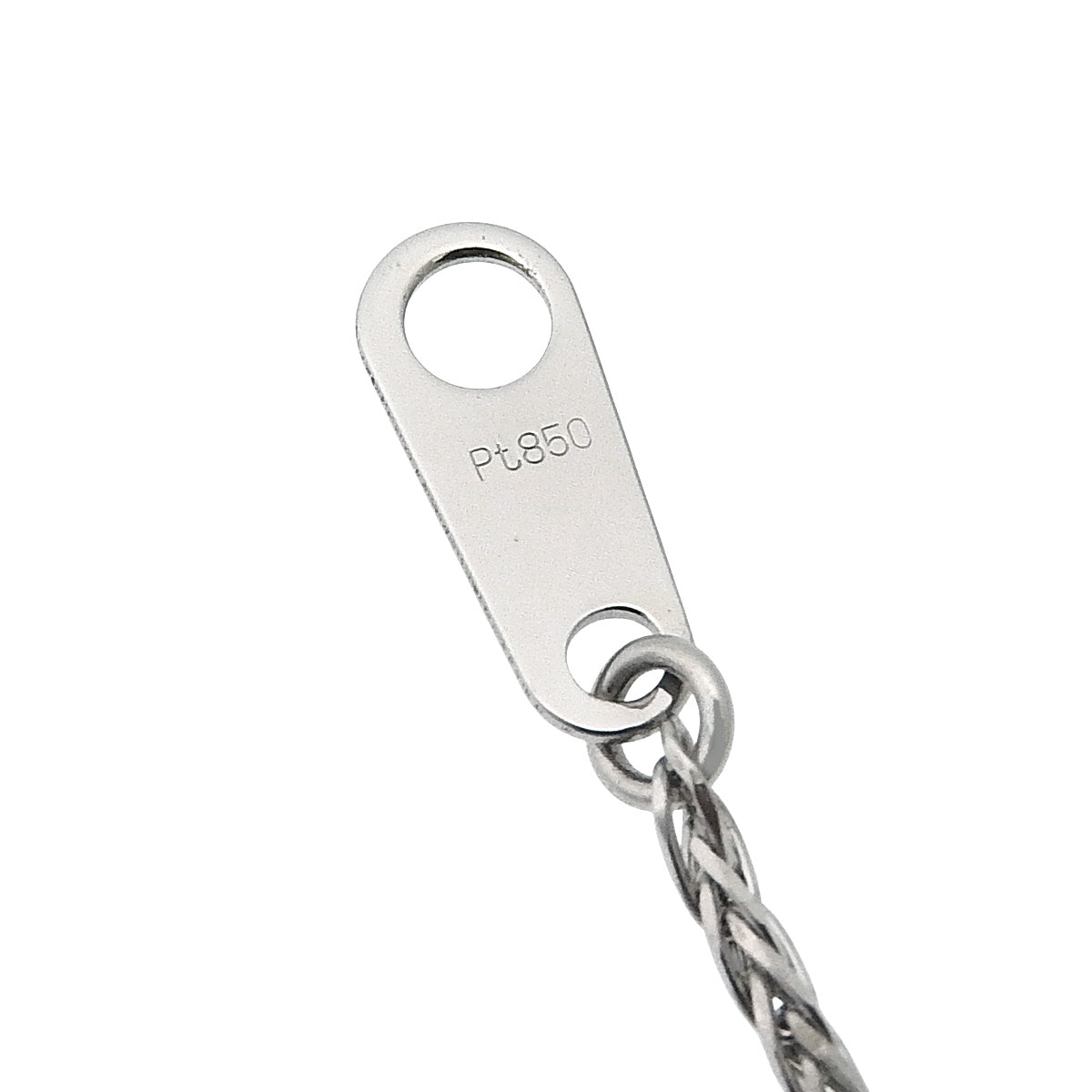 马蹄形全钻项链 D0.38 铂金 Pt900 Pt850 10.5克