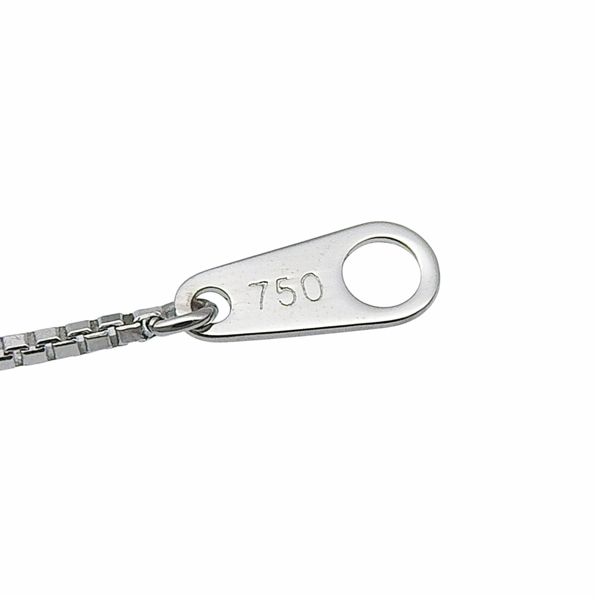 ダイヤモンドネックレス D1.00 ホワイトゴールド K18WG 5.5g