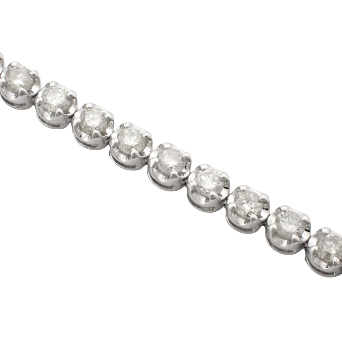 ダイヤモンド テニスブレスレット D3.00 K18WG 8.7g