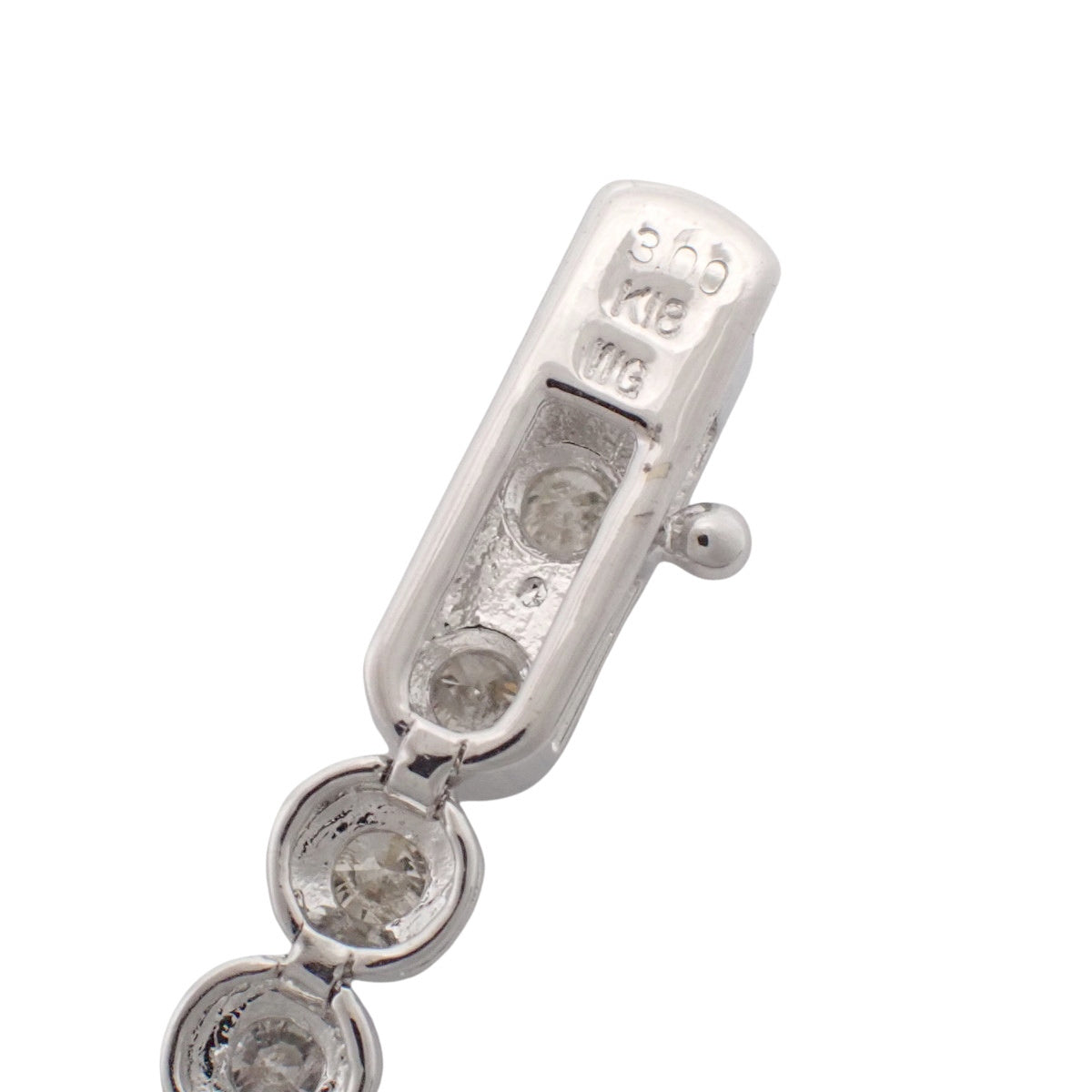 ダイヤモンド テニスブレスレット D3.00 K18WG 8.7g