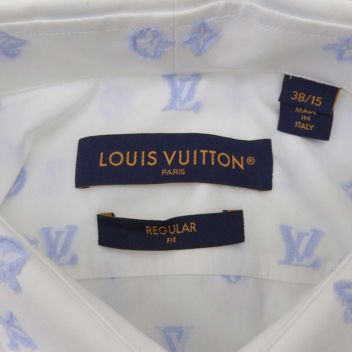 エンボスモノグラム シャツ 2024年 38/15 RM241F