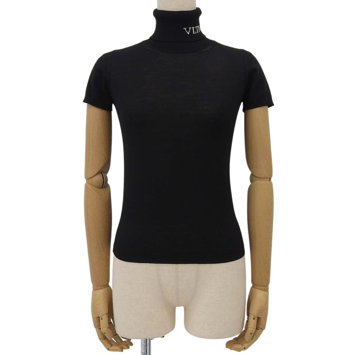 半袖 ロゴタートルネック XS