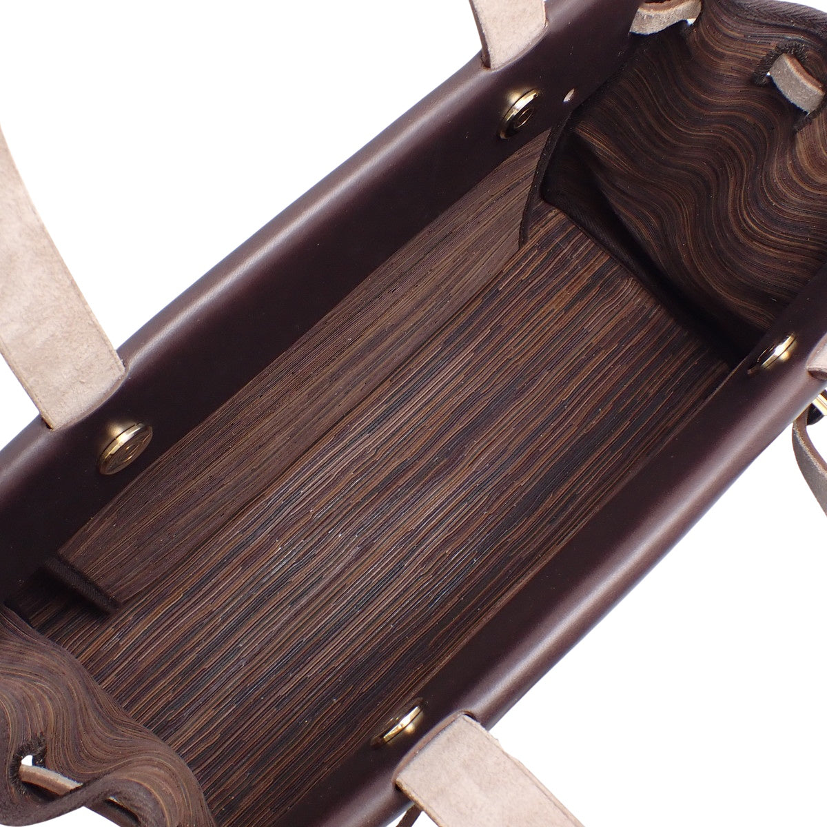 エールバッグ カバスPM トワルオフィシエ ヴィブラート レザー ダークブラウン マルチカラー ゴールド金具 □G刻印