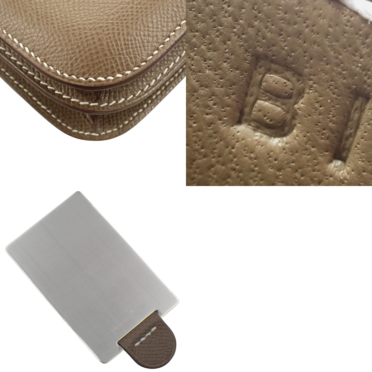 【未使用】コンスタンスミニ3 ミロワール ヴォーエプソン エトゥープ/エトープ ゴールド金具 B刻印