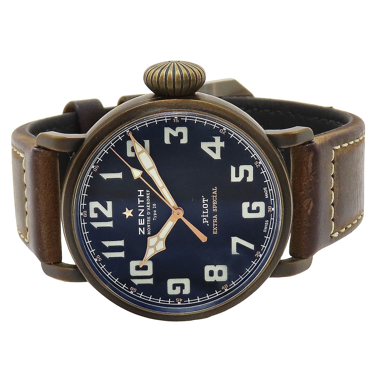 パイロット タイプ20 エクストラ スペシャル ブロンズ 29.2430.679/21.C753 ブロンズ/革 ブラック 自動巻き メンズ