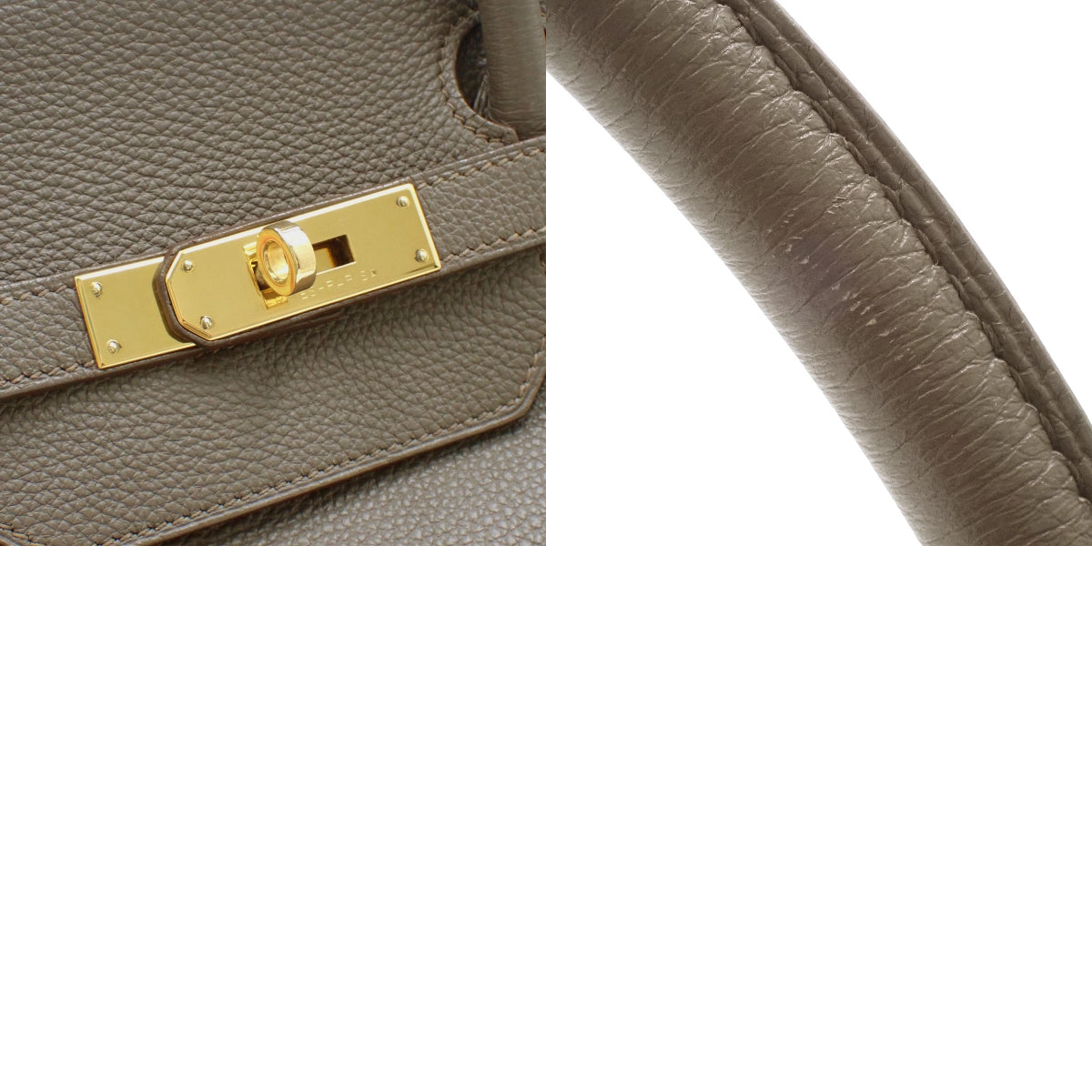 Birkin 40 Togo Etain 金色五金件 O 印记