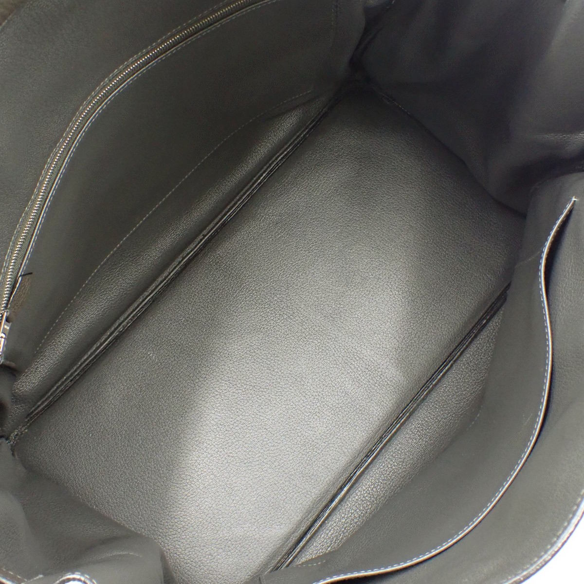 Birkin 40 Togo，钯金配件，石墨色饰面，K 字印记