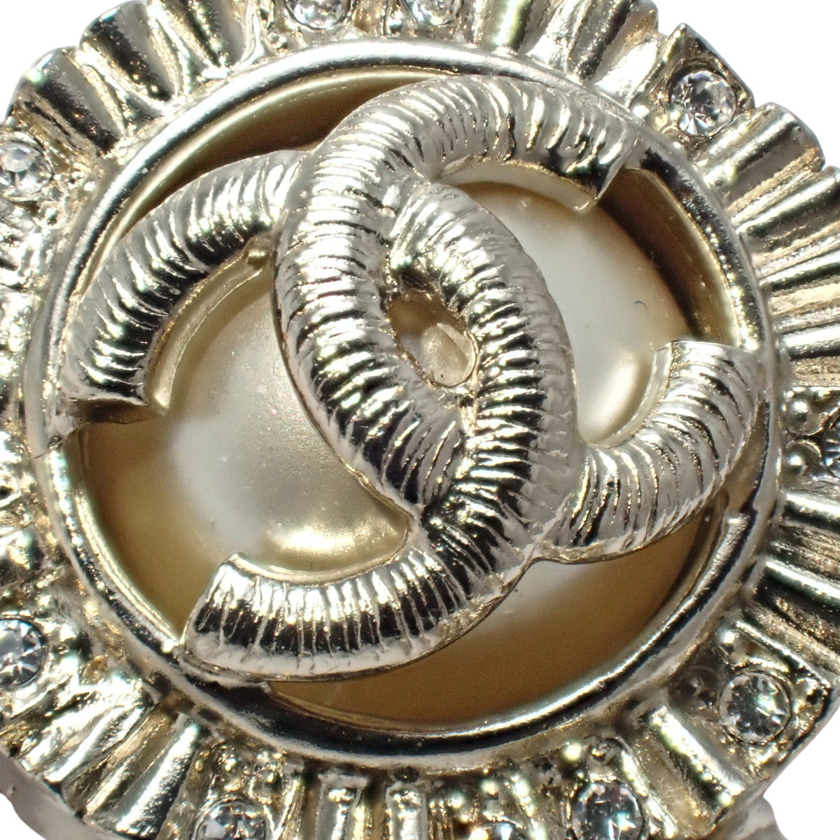 ココマーク ティアドロップ ピアス メタル(GP) フェイクパール