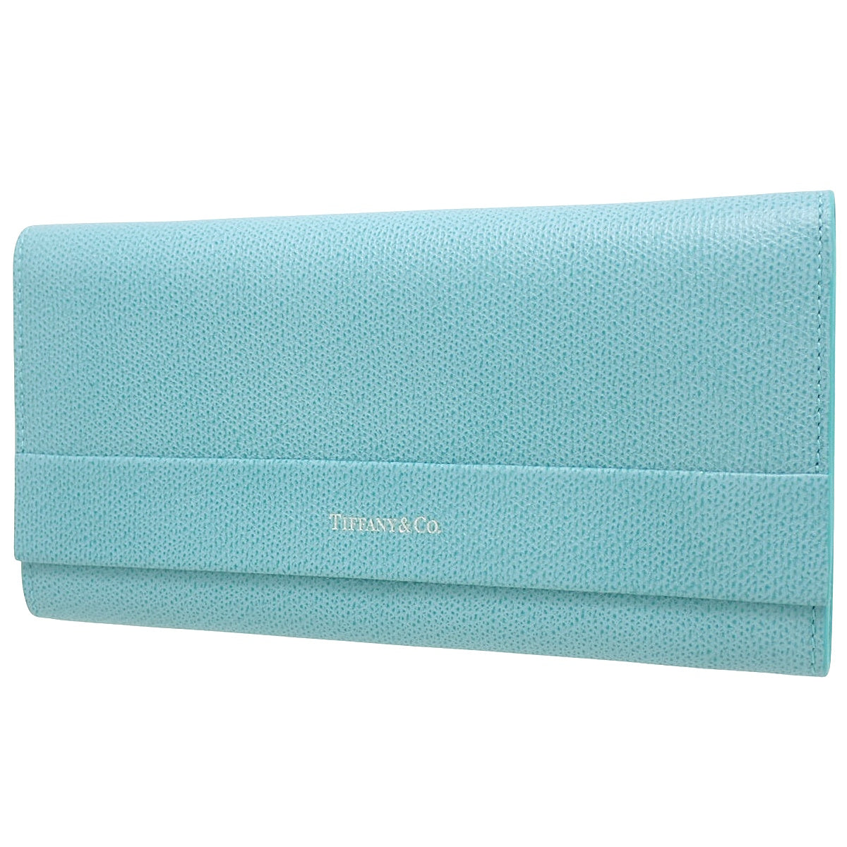 コンチネンタルフラップ ウォレット レザー ティファニーブルー