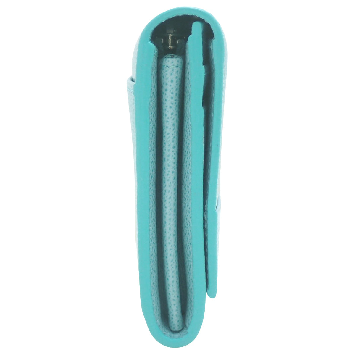 コンチネンタルフラップ ウォレット レザー ティファニーブルー