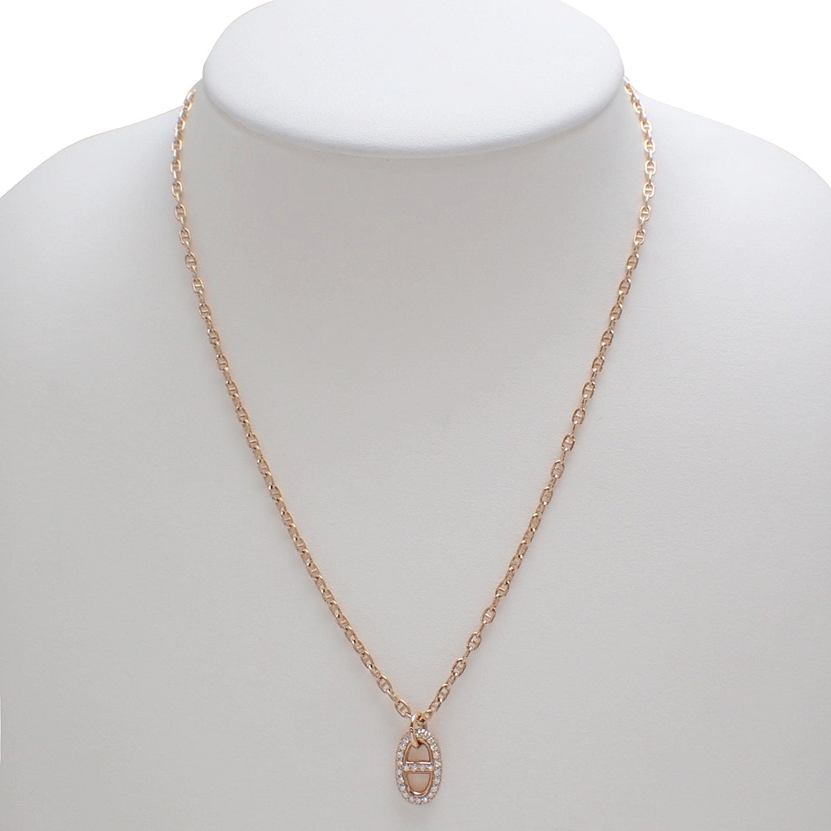 ファランドールPM ダイヤモンド K18PG シェーヌダンクル